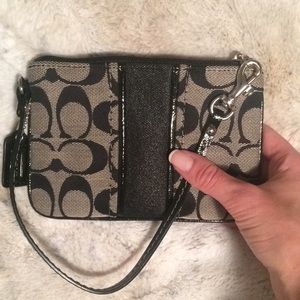 Like-new Coach wristlet!